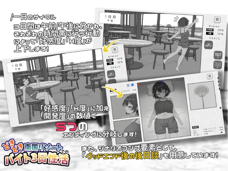 【PC+安卓/SLG/官中】心跳加速南国度假村的打工三日"性"活 [2+2.3G][百度盘]