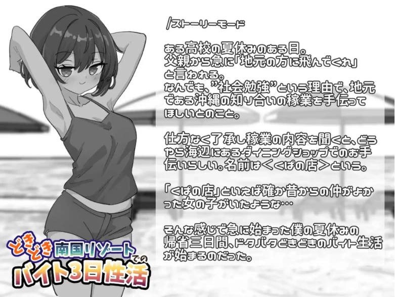 【PC+安卓/SLG/官中】心跳加速南国度假村的打工三日"性"活 [2+2.3G][百度盘]