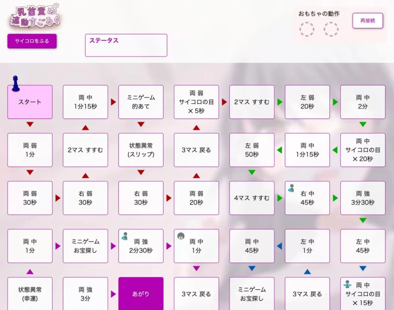 [SLG日文PC MAC]乳头挑逗联动双六 乳首責め連動すごろく [1+300M][百度盘]