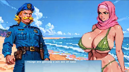 [PC+APK/ai作画/像素/欧美2D/AI汉化]海滩实验日 [1+538M][百度盘]