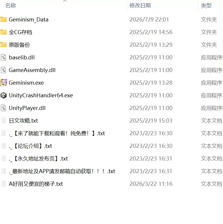 【ADV官中PCCV全CG存档】Geminism げみにずむ [1+2.5G][百度盘]