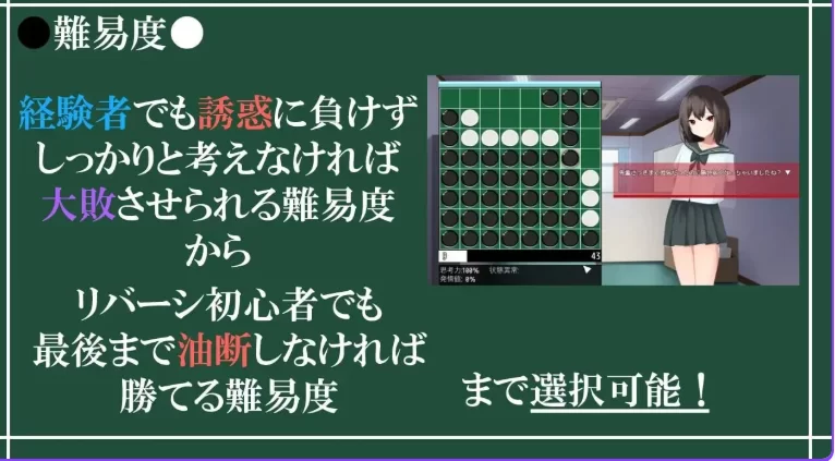 新作[日式SLGpc] 诱惑之黑白棋 -被诱惑、被击败 AI汉化版 [1+1.0G][百度盘]