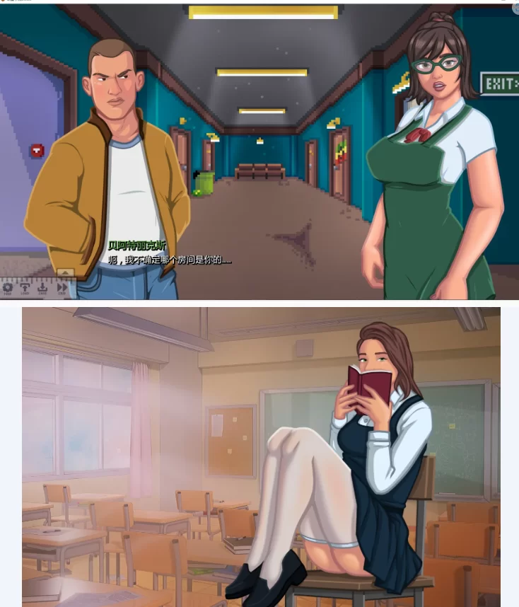 【PC+安卓欧美SLG/AI汉化/2D】欲望学院0.5.6c [1+2.8G][百度盘]