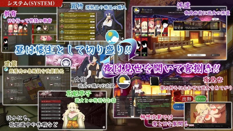 【精品SLGAI汉化PCCVDLC】梦吉原的妖异妓楼v1.041 [1+2.1G][百度盘]