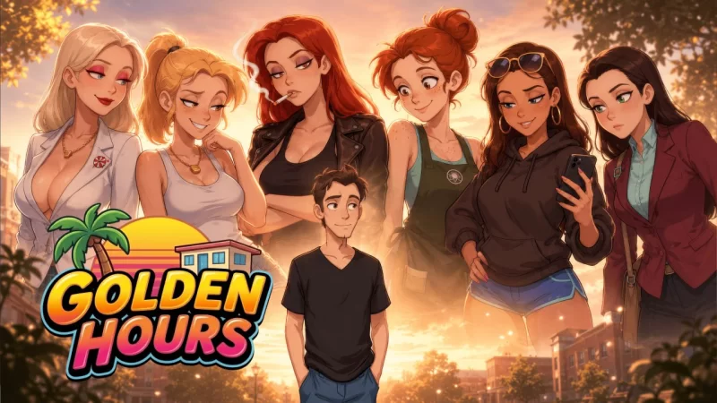 [PC][SLG/2D/欧美]黄金时刻Golden Hours V0.5.4 汉化版 [PC+安卓/1.79G… [1+1.79G][百度盘]