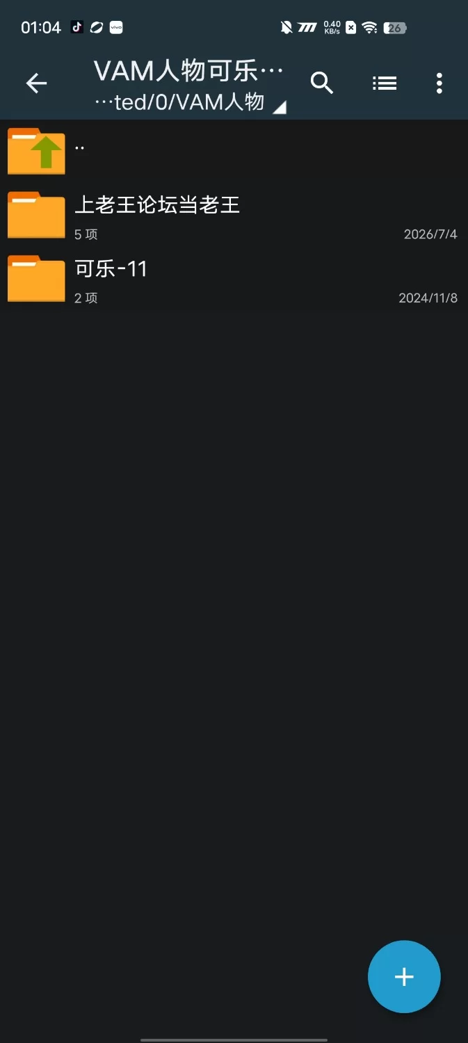 VAM 可乐人物卡两个 端游pc [2+600mb][百度盘]