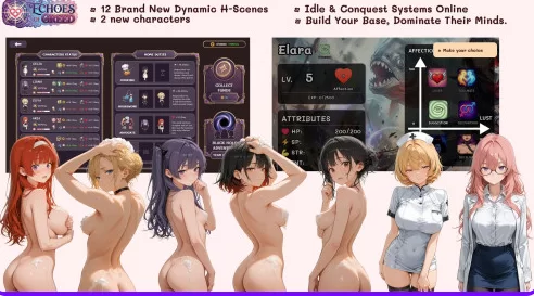[亚洲SLG/后宫/动态pc+安卓]贪欲回响Echoes of Greed v0.3 官中步兵 [2+1.15G][百度盘]