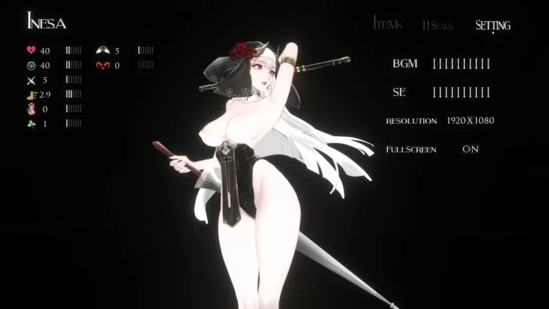 【精品ACT官中PC动态v0.7.5】棘罪修女-伊妮莎 [1+632m][百度盘]