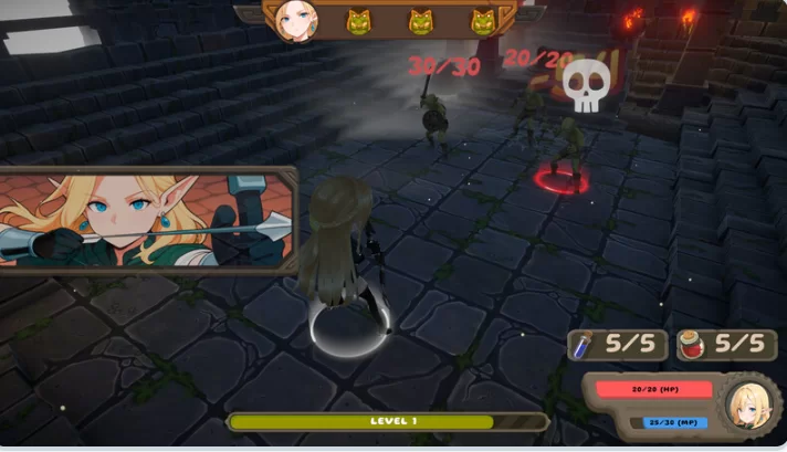 新作[地牢肉鸽SLG/动态pc] 精灵冒险：失落城堡 官中步兵版 [1+5.90G][百度盘]