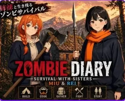 PC安卓/生肉/日式/SLG游戏/1.80G与美羽&玲姐妹的末日求生Ver1.04 [1P+1.80G][百度盘]