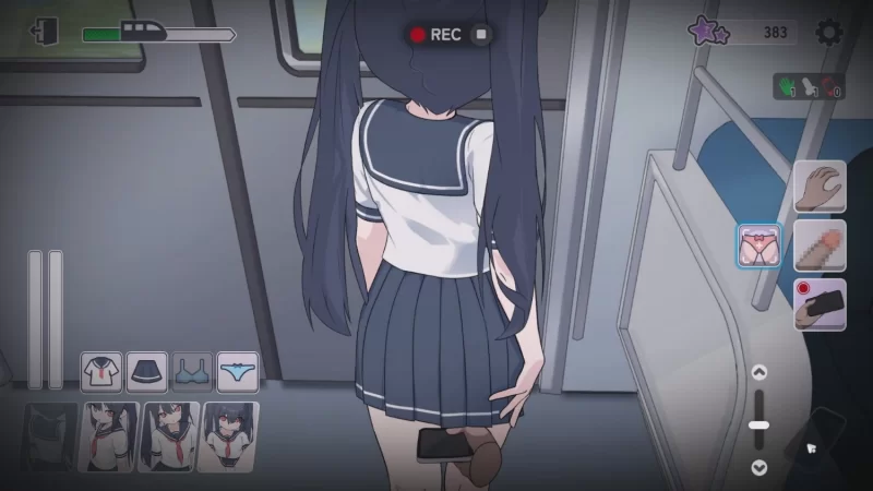 【PC】[SLG/触摸/动态] 通勤电车、被偷拍的少女机翻版 [1+538M][百度盘]