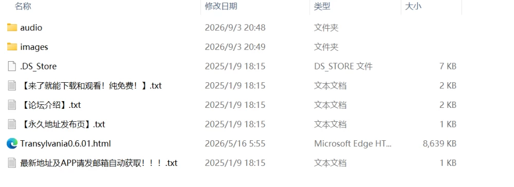 [PC][HTML/性别转变/恐怖色情/浏览器汉化]Transylvania  0.6.01 [1+310M][百度盘]