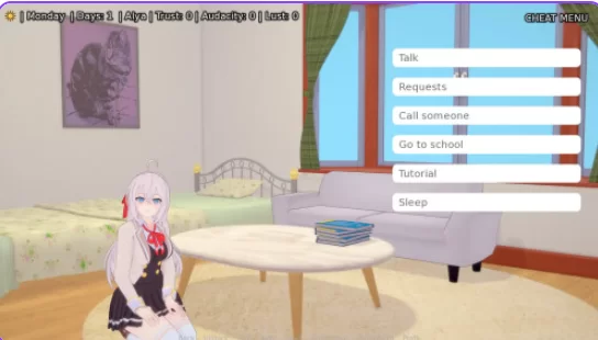更新【日系SLG/沙盒/pc+安卓】与艾莉亚一起生活v0.41 AI汉化 [2+1.72G][百度盘]