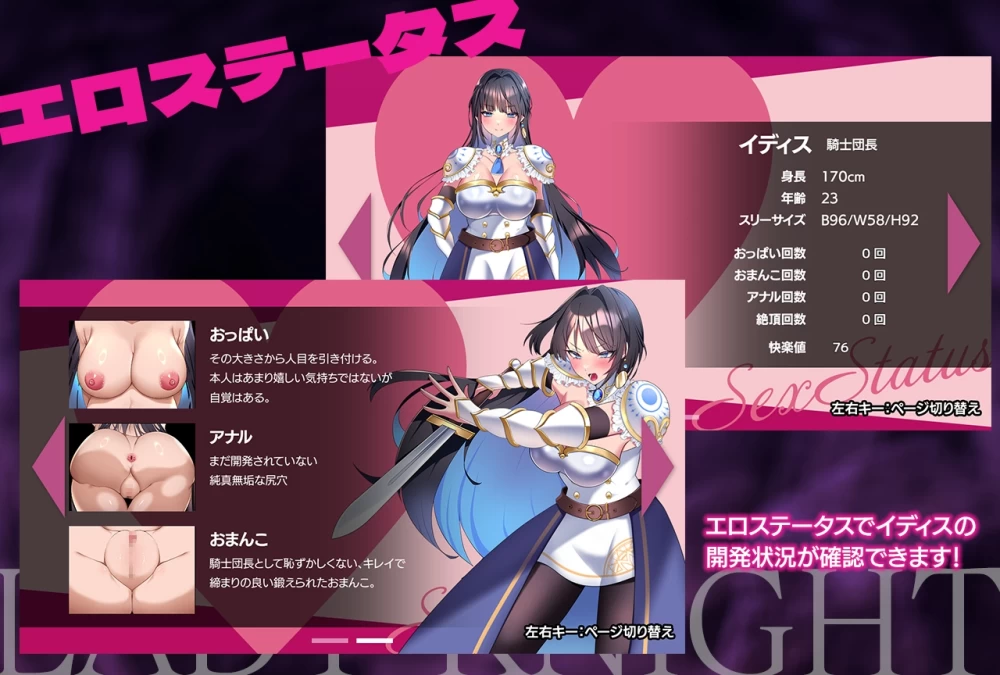 [PC+安卓/CV/战斗H/异种]LadyKnight-淫魔迷宫072官中步兵版+存档 [2+600M][百度盘]