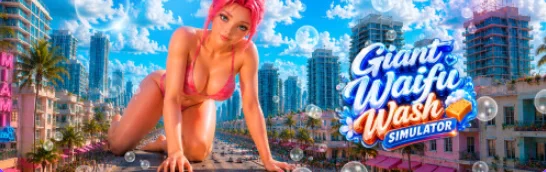 更新[沙盒SLG/露出/动态pc] Giant Waifu Wash Simulator v0.2 官中步兵 [1+2.94G][百度盘]